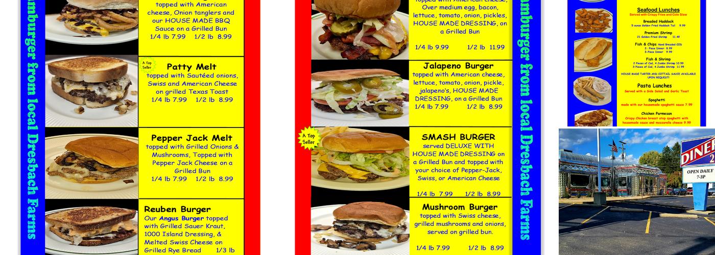 Maddy's Diner 23 Menu