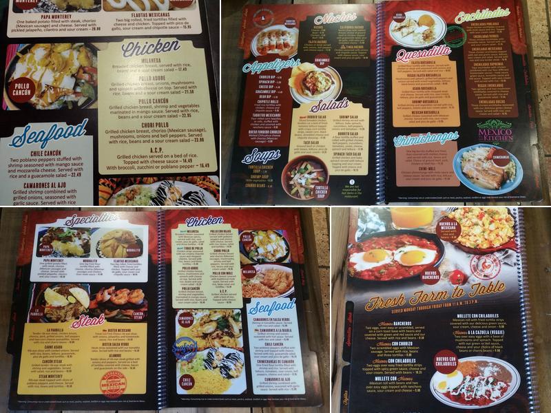 La Cocina Menu