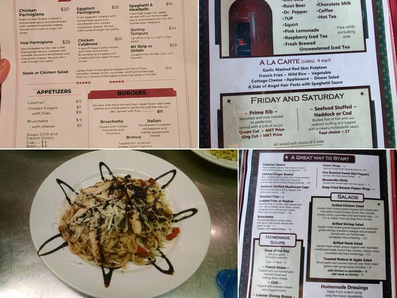 Quagliana's Bark Grill Menu