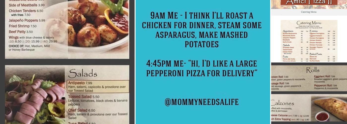 AMICI PIZZA II New Port Richey Menu