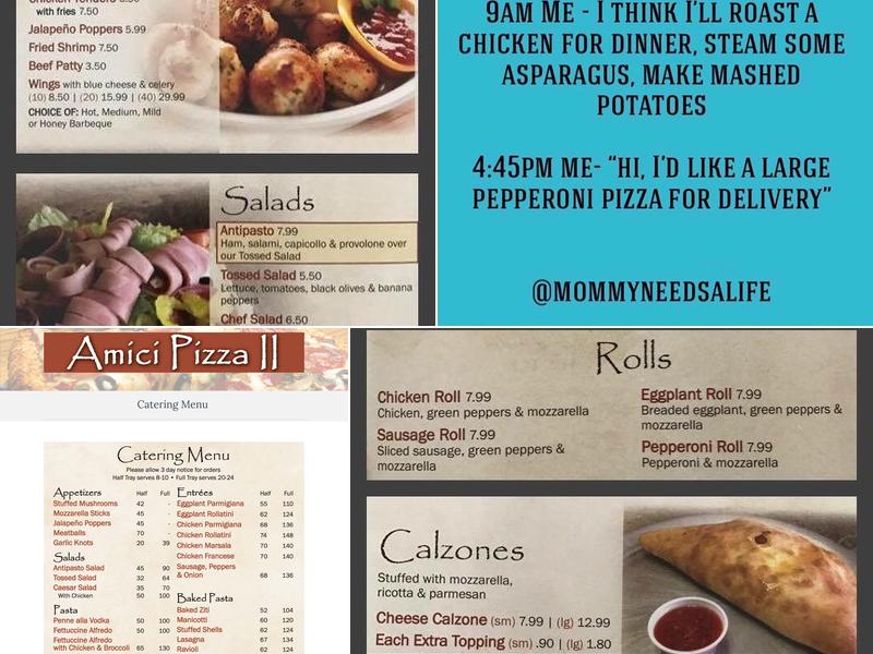 AMICI PIZZA II New Port Richey Menu