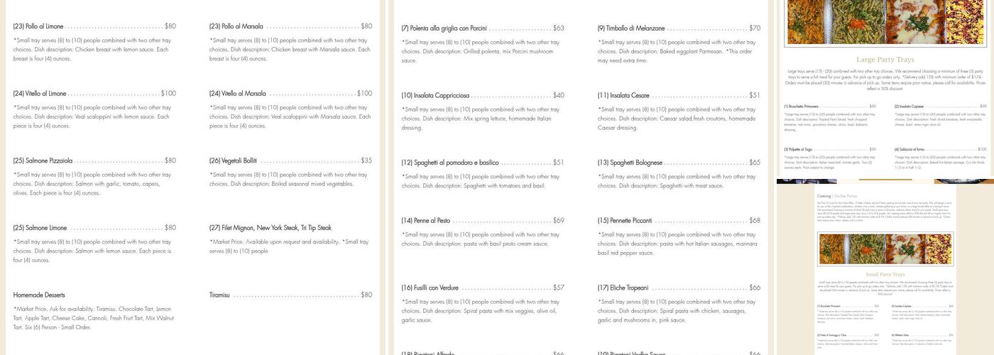 Il Farro Restaurant Menu