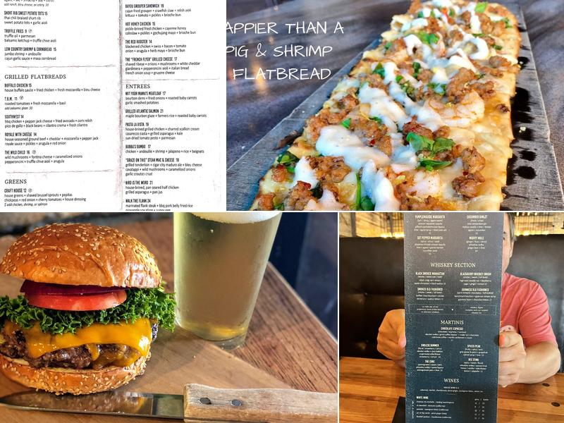 Craft Street Kitchen Menu