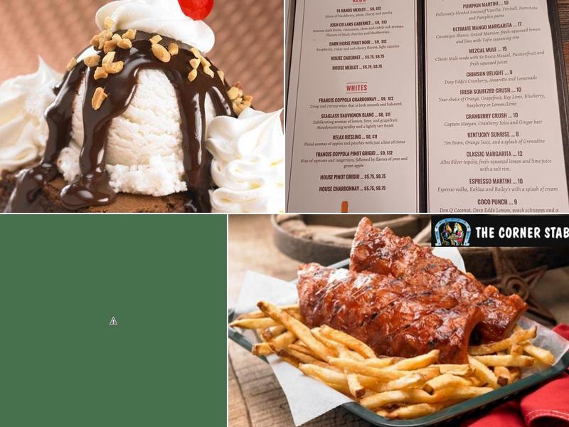 The Corner Stable Menu