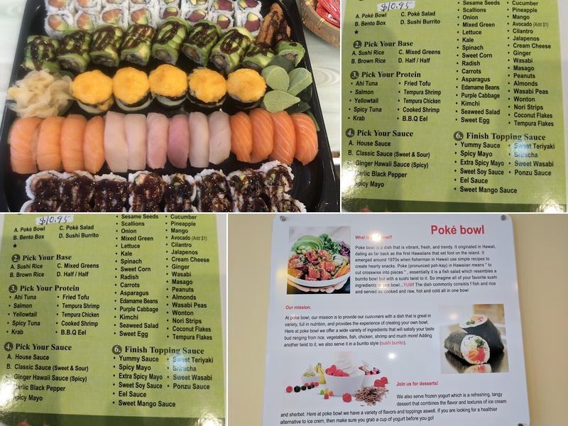 Poké Bowl & Sushi Bar Menu