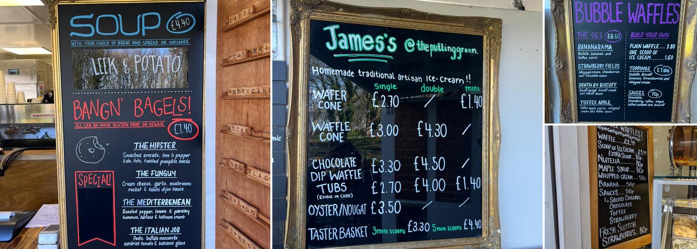 james's Menu
