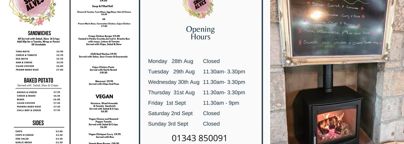 The Snug (Alves) Limited Menu