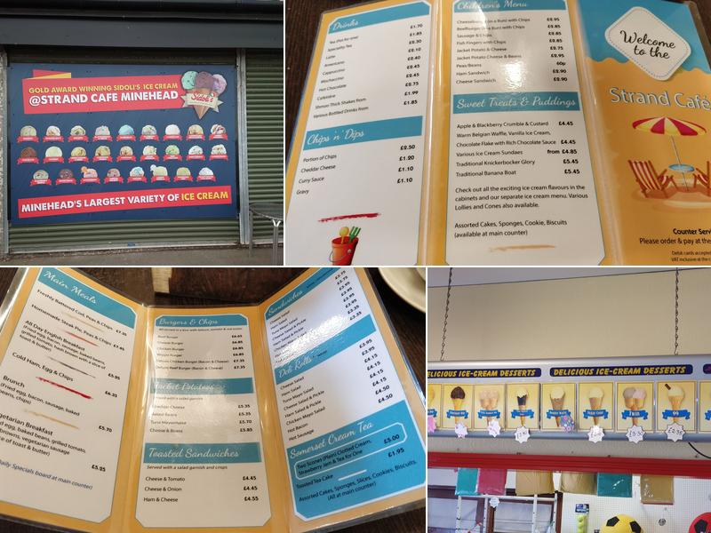 Sidoli's Cafe The Strand Menu