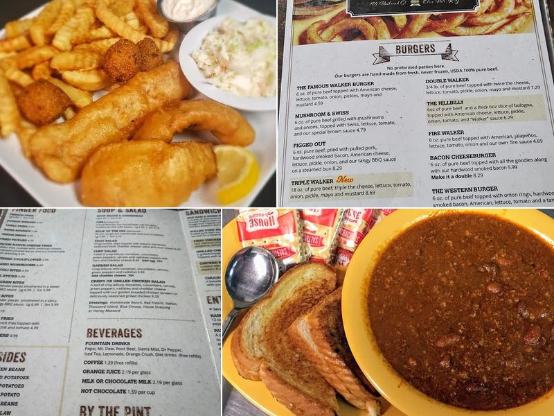 Walker's Restaurant Menu