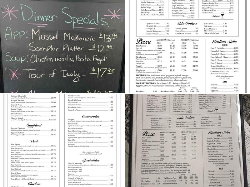 Leo & Joe's New Jersey Pizza and Restaurant Menu