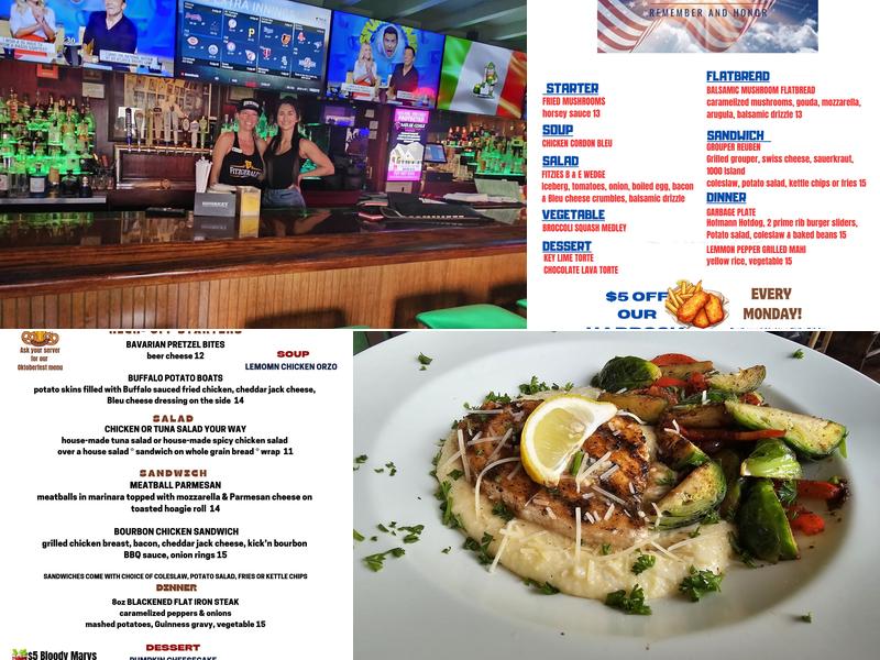 Fitzgerald's Irish Tavern Menu