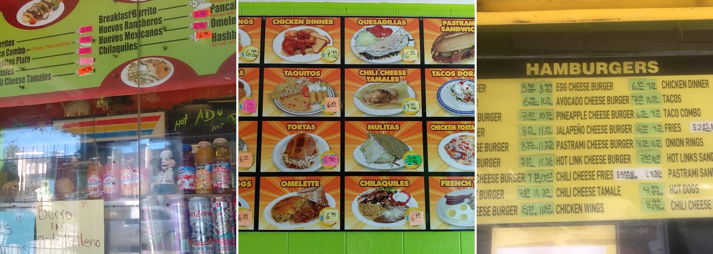Adu Burger Menu