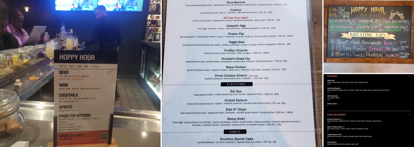 Eureka! Menu