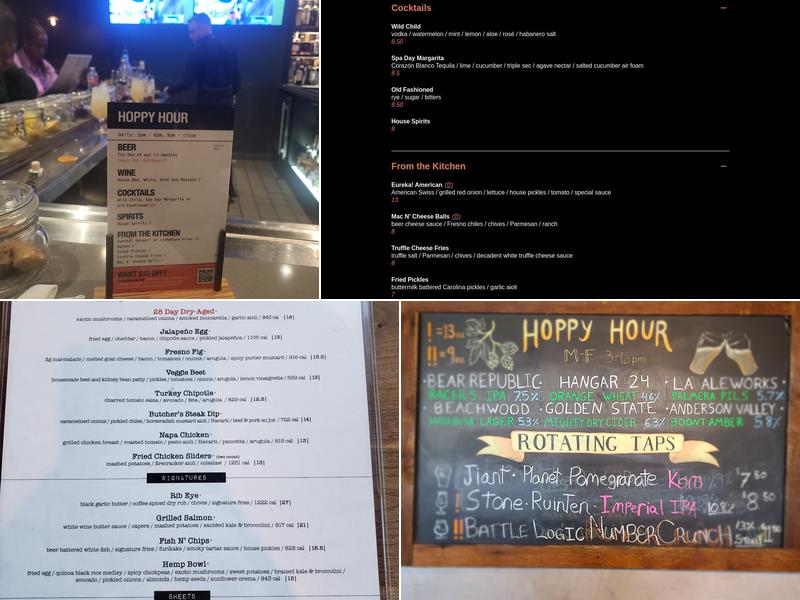 Eureka! Menu