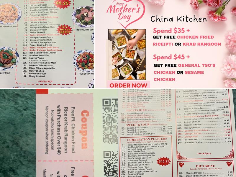 China Kitchen Menu