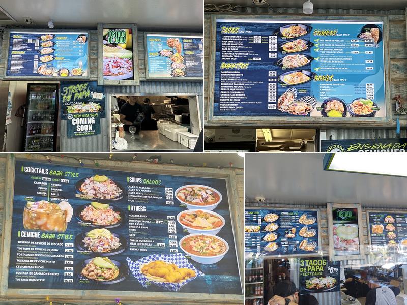 Ensenada's Surf N Turf Grill Menu