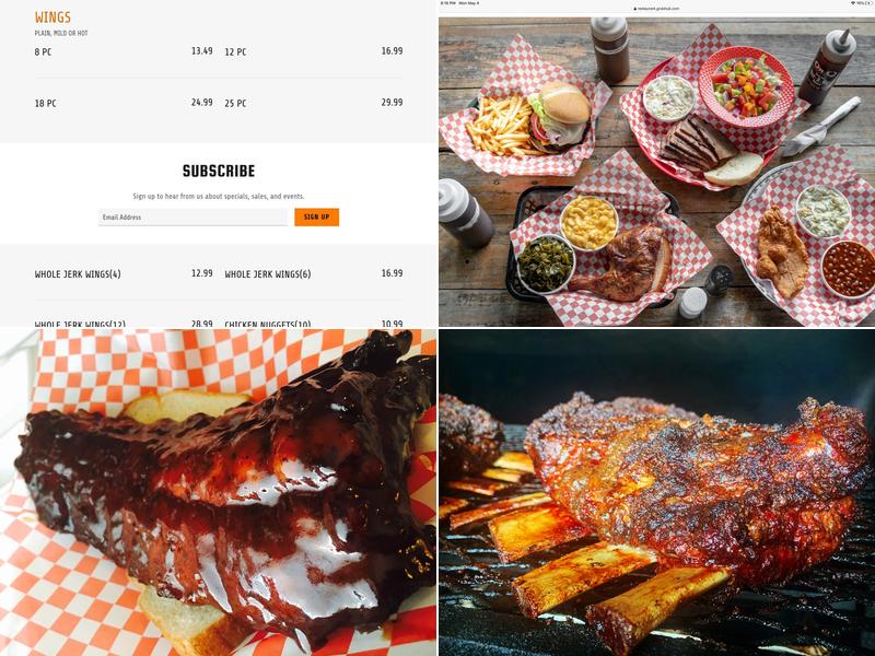 On Q Smokehouse Grill Menu