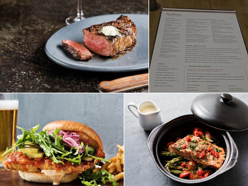 Paul Martin's American Grill Menu