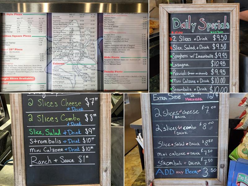 Two Brothers From Italy Menu