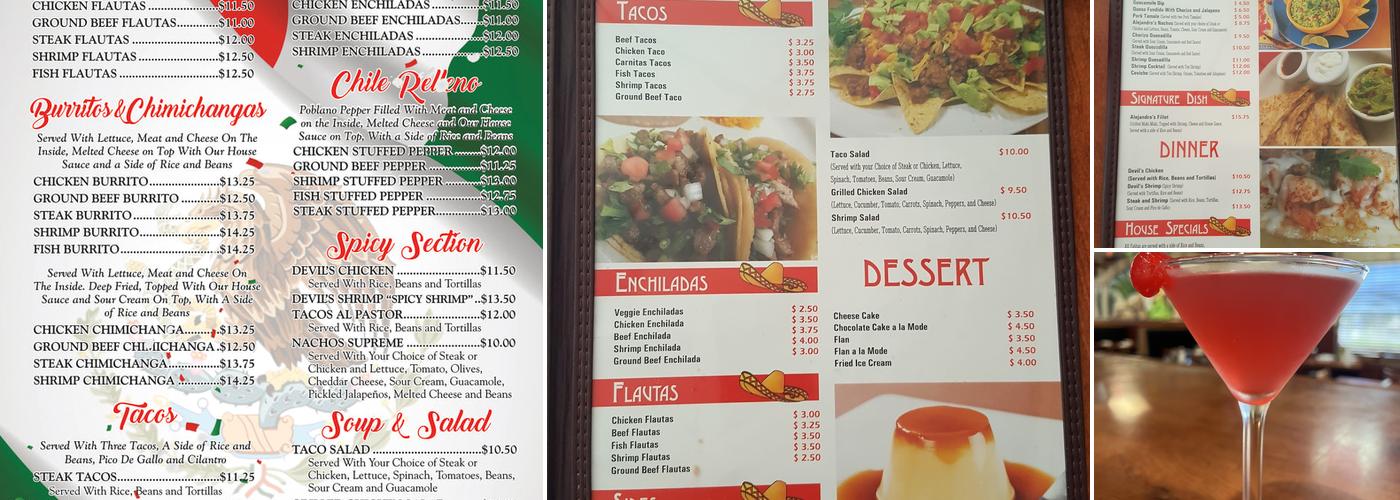 Alejandro's Menu
