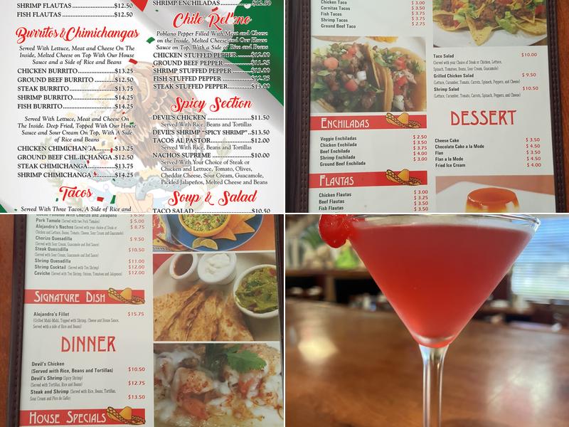 Alejandro's Menu