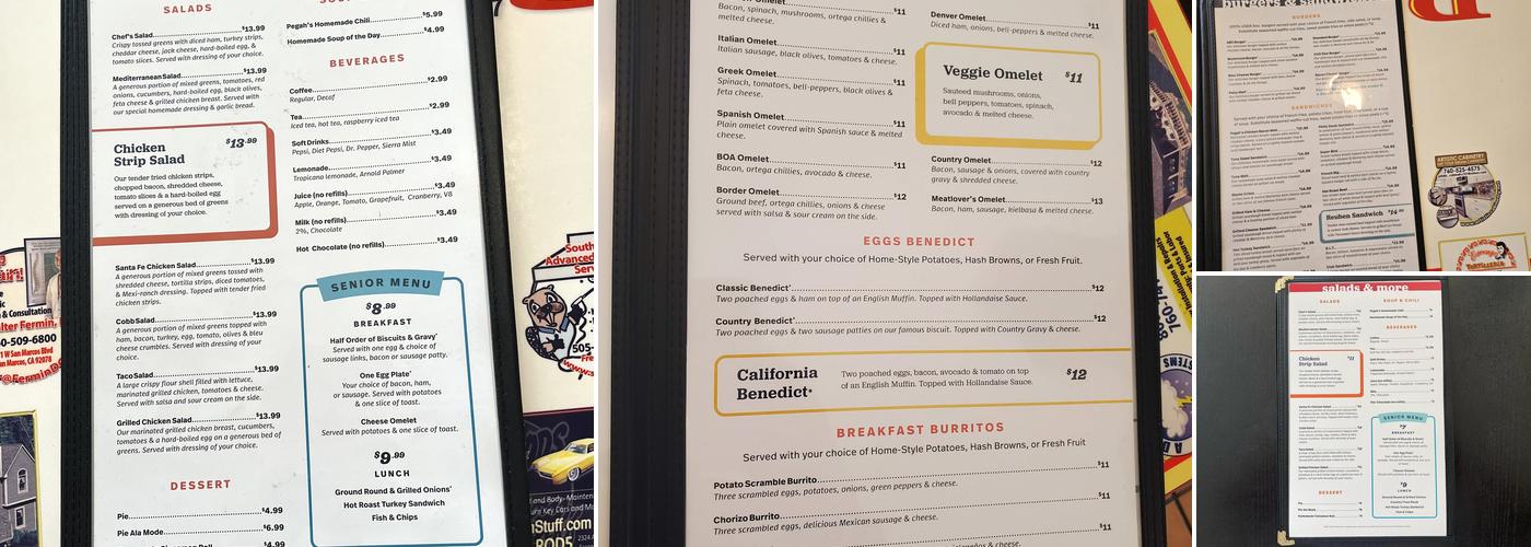 Pegah's Kitchen Menu