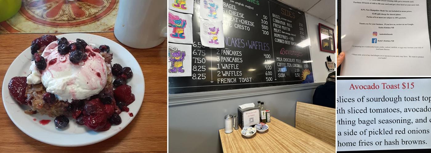 Katie's Kitchen Menu