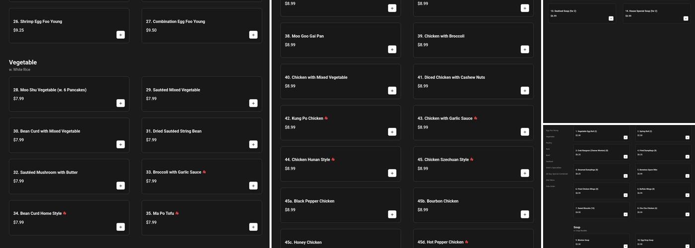 Oishii Japanese Hibachi and Super Buffet Menu