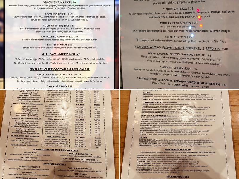 38 Degrees Ale House & Grill Menu