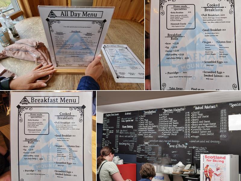 The Bothy Braemar Menu