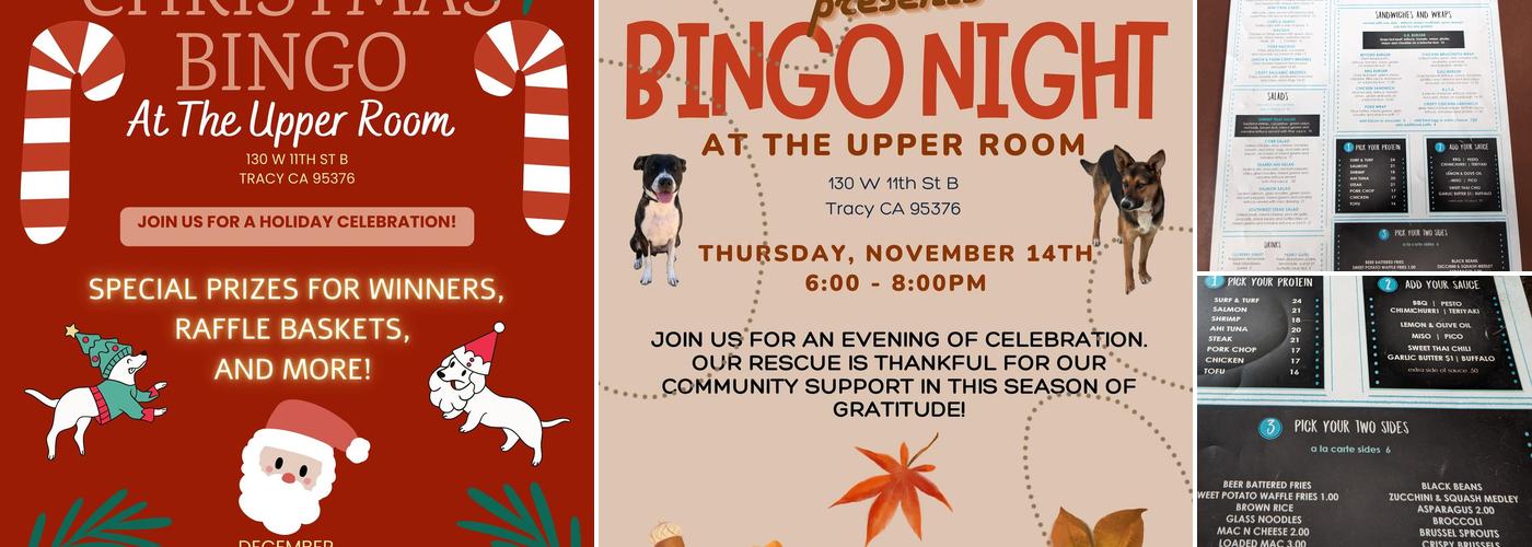 The Upper Room Kitchen Menu