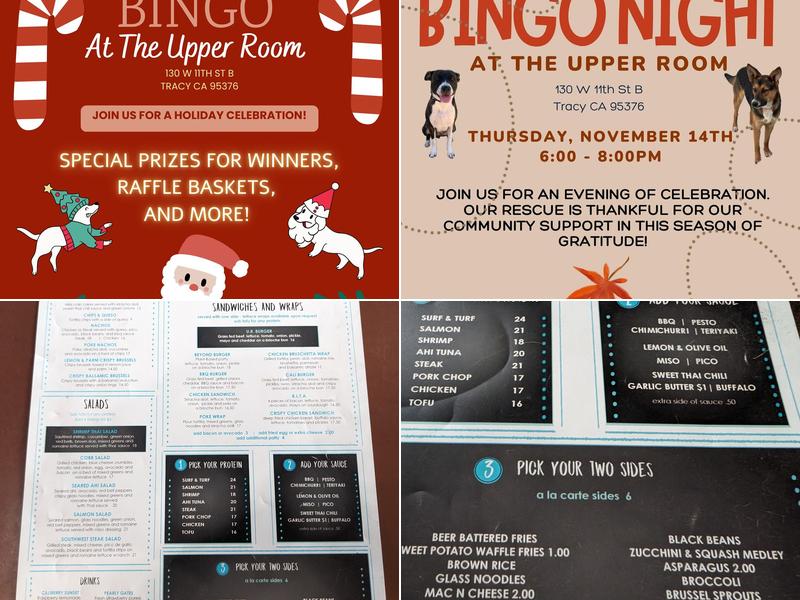 The Upper Room Kitchen Menu