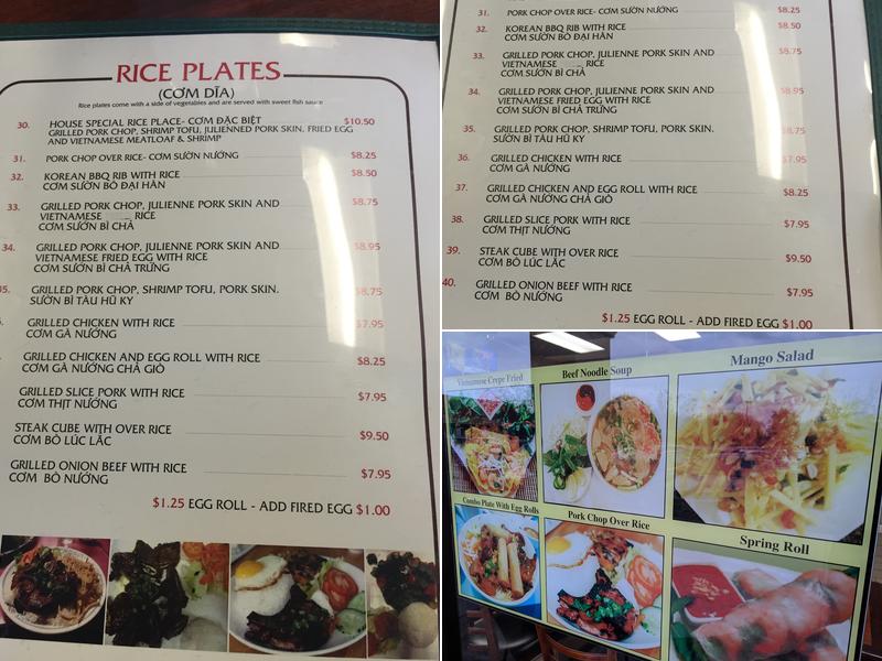 Pho Town Menu