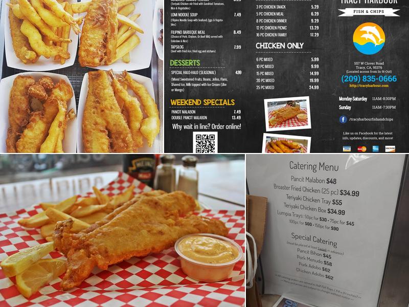 Tracy Harbour Fish & Chips Menu