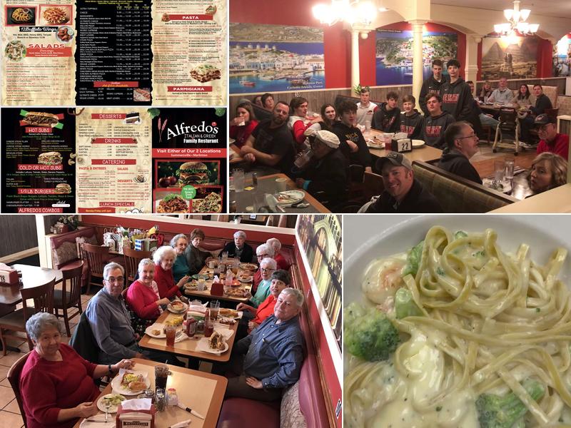 Alfredos of Summersville Menu