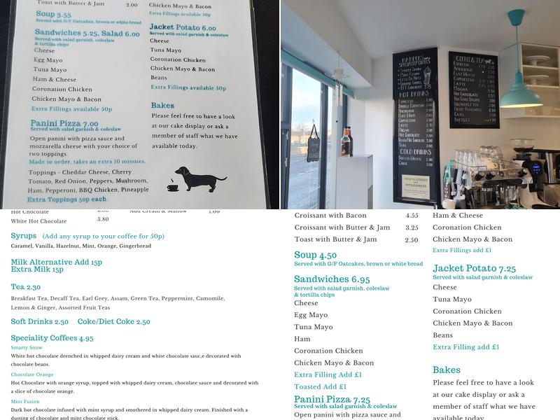 Harpers Coffee Shop Menu