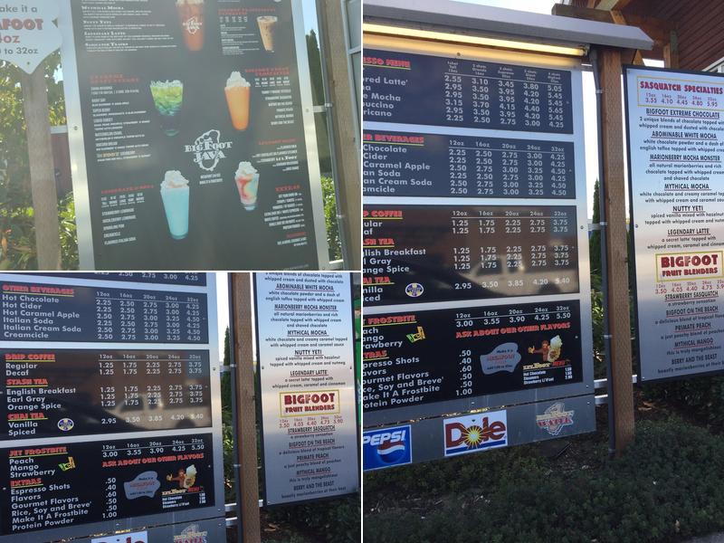 BigFoot Java Menu