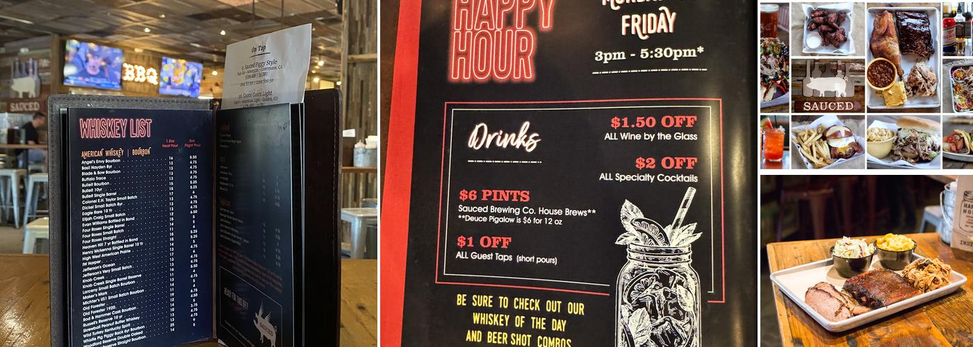 Sauced BBQ & Spirits Menu