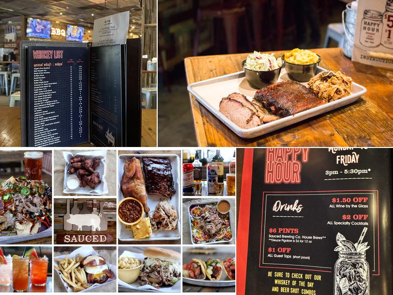 Sauced BBQ & Spirits Menu