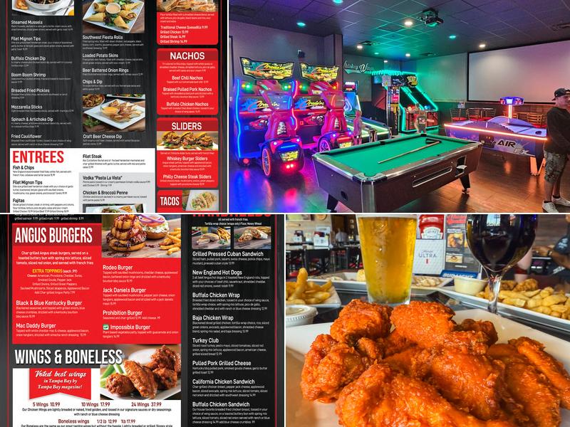 Whiskey Wings Tarpon Springs Menu