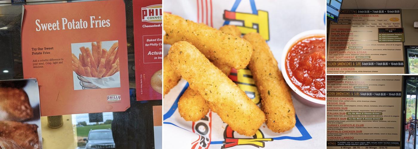 Philly Connection Menu