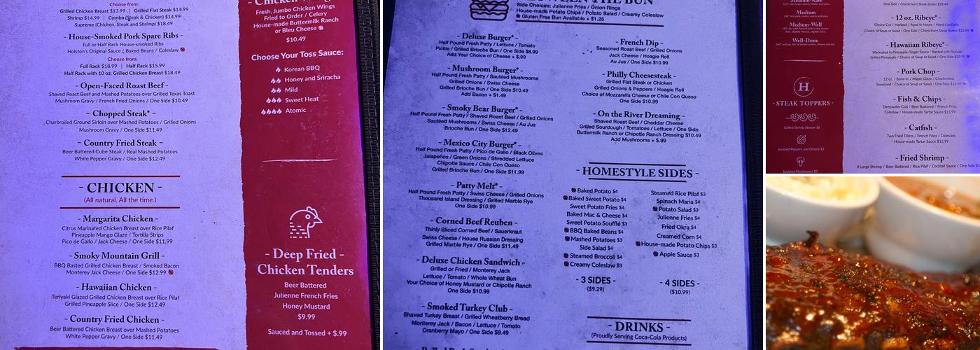 Holston's Kitchen Menu