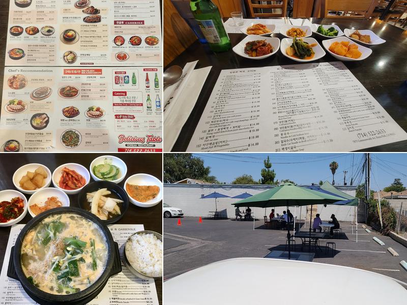 Delicious Table Menu