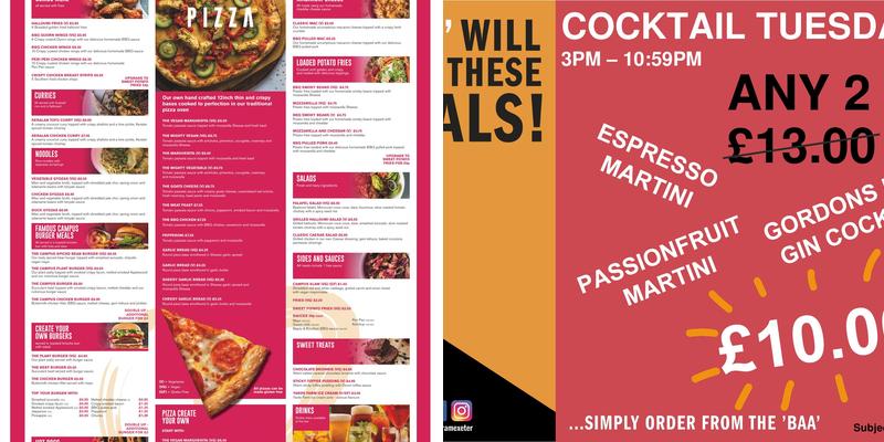 Innovation Centre Café Menu