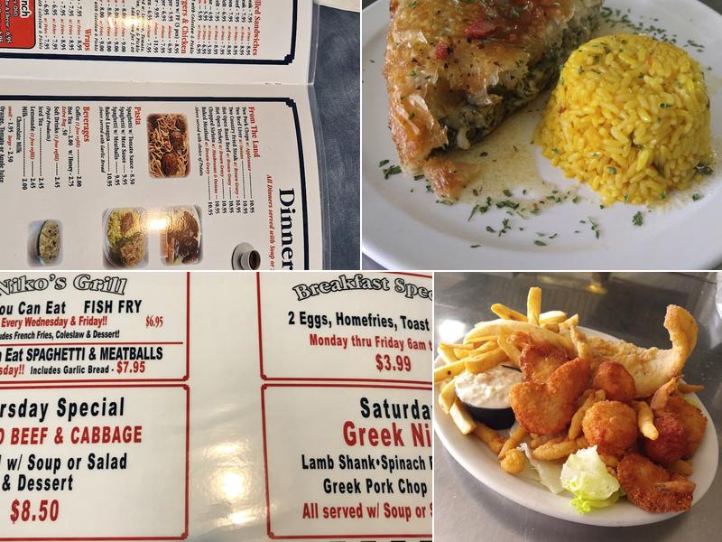 Nikos Grill Menu