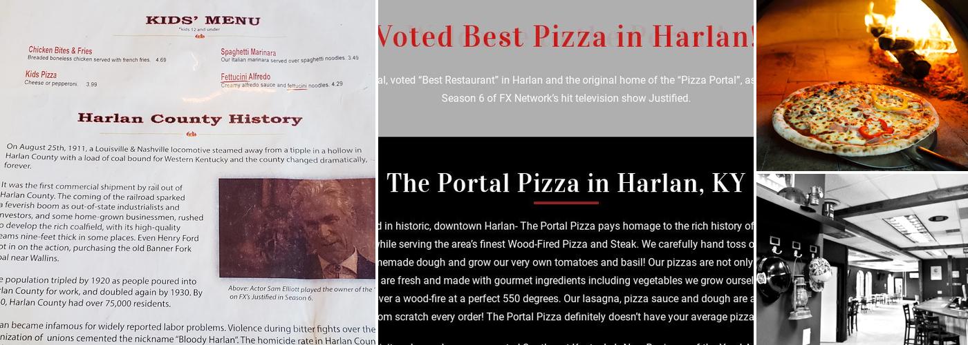The Portal Pizzeria Menu