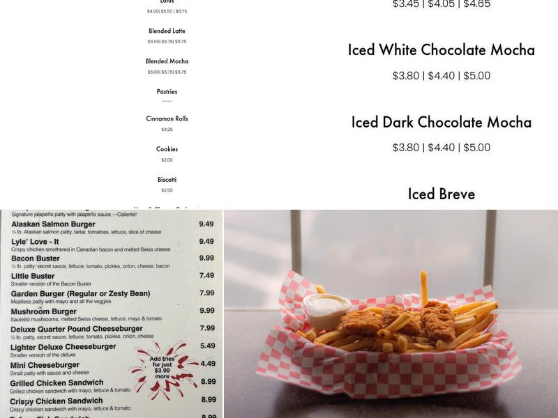 Spartan Drive In Menu