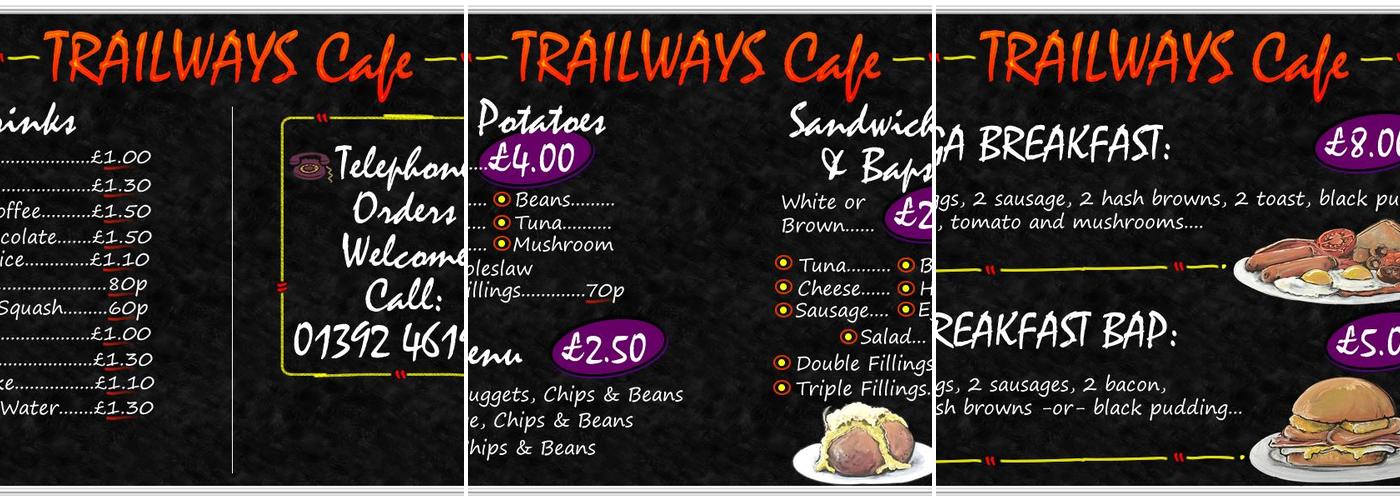 Trailways Menu