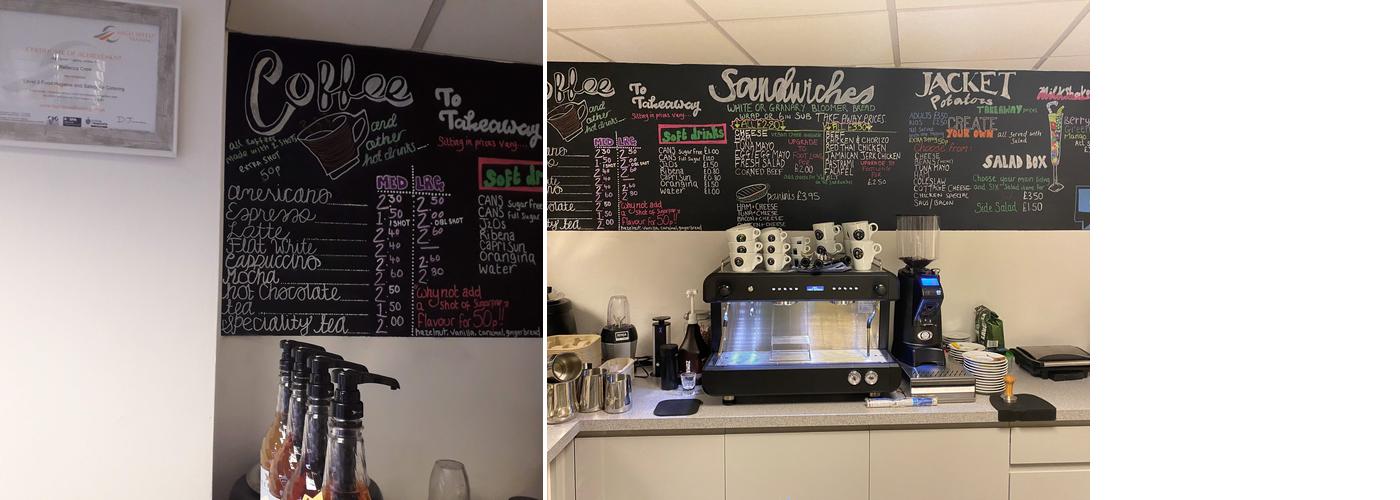 Wake up! And smell the coffee.... Menu