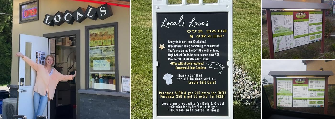 Locals Espresso Menu